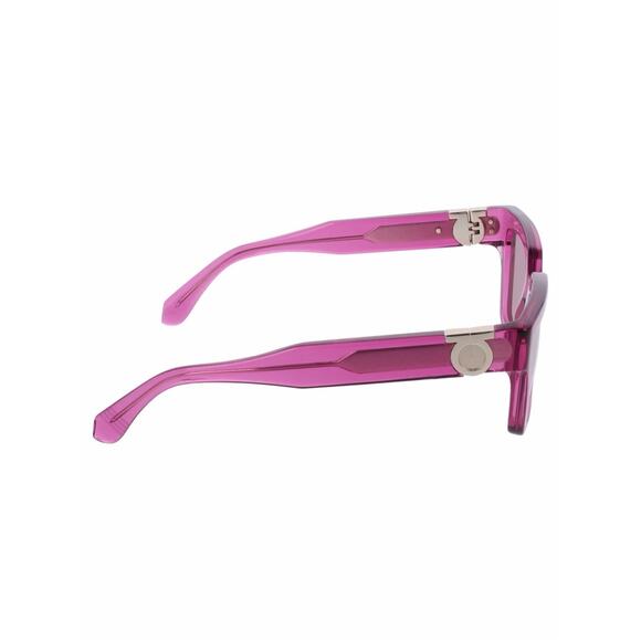 NEW!!! Salvatore Ferragamo SF2066S 665 Transparent Fuchsia Square Sunglasses main image 8